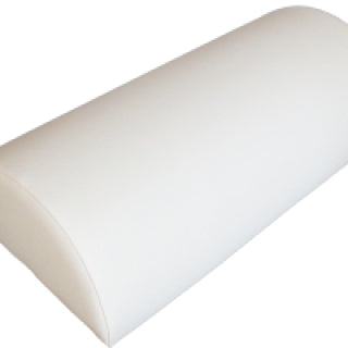 Halbrolle, Knierolle, Lagerungsrolle mit Kunstlederbezug, weiß